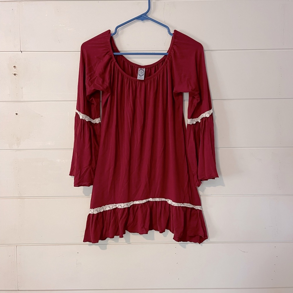 Super cute maroon shirt size small by B2 Together.